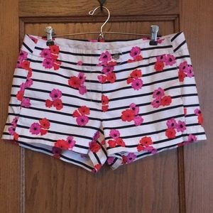 J. Crew floral shorts size 10 excellent condition